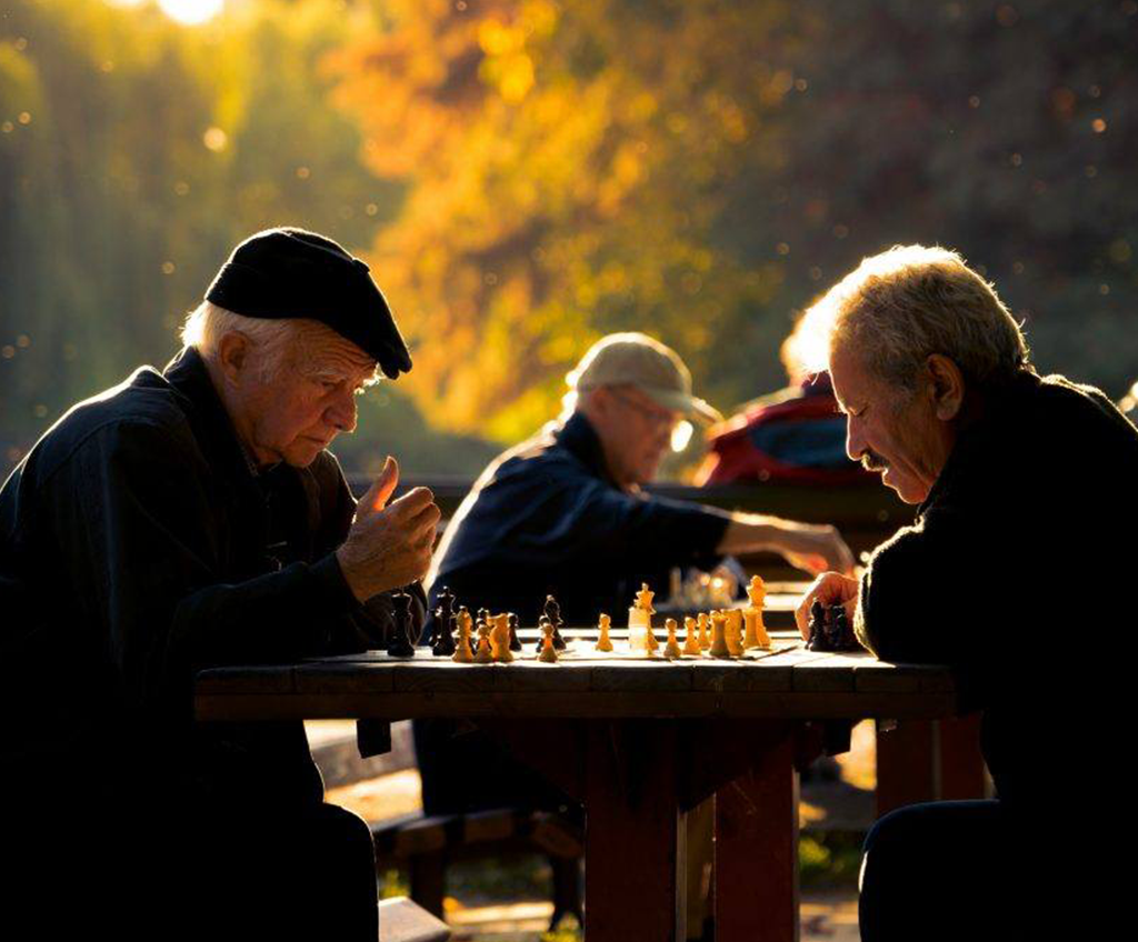 People Playing Chess